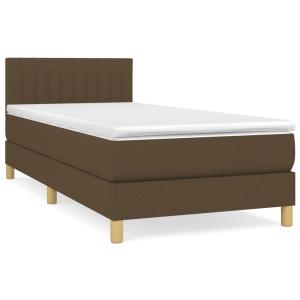 Sommier avec matelas bois brun 203  X  90  X  78 cm