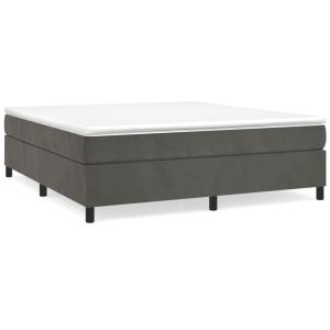 Sommier avec matelas bois gris 203  X  160  X  35   cm