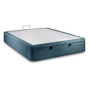 Sommier Coffre Bouclette Bleu 140x190