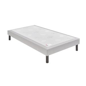 Sommier confort ferme gris souris 15 cm 90x200