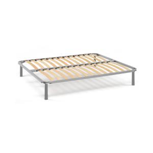 Sommier double en bois naturel 140x200h35 cm