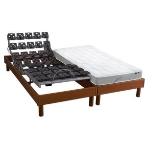 Sommier électrique et matelas matelas mémoire forme 2x80x20…