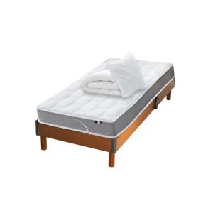 Sommier électrique et matelas mémoire forme couette oreille…