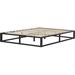 Sommier en métal noir 140 x 190 x 26 cm