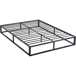 Sommier en métal noir 200 x 160 x 25 cm