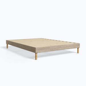 Sommier kit bois Chêne clair 140x190cm