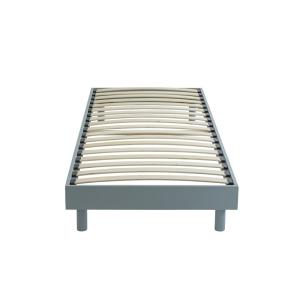 Sommier kit en bois massif 13 cm vert d'eau 90x200