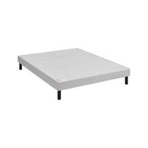 Sommier tapissier 14 cm avec pieds noir 17 cm 100 x 190 cm