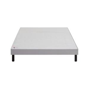 Sommier tapissier 14 cm avec pieds noir 17 cm 90 x 190 cm