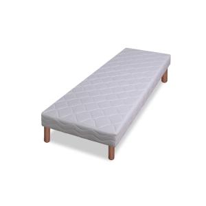 Sommier tapissier 14 lattes garni polyéther 80x190cm