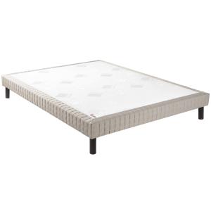 Sommier tapissier à lattes 15 cm Gris Foncé 2 x 90 x 200 cm…