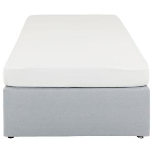 Sommier tapissier à lattes 90 x 190 cm, gris