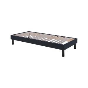 Sommier tapissier en kit  bleu 90 x 200 cm