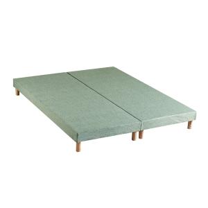 Sommier tapissier vert celadon 2x90x200