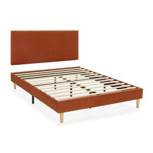 Sommier   tête de lit 140x200 cm couleur Brique