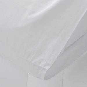 Sous-taie oreiller en coton blanc 40x60
