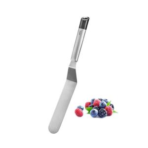 Spatule coudée Inox Noir 5x33x4 cm