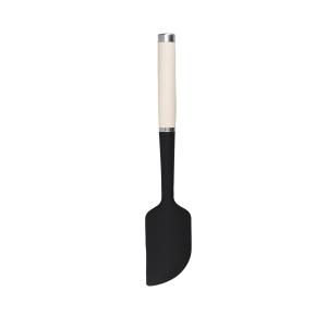 Spatule de cuisine en silicone blanc amande