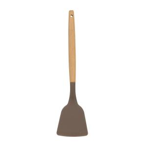 Spatule en silicone et manche en bois