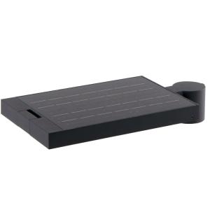 Spot solaire Aluminium Noir H2,5m