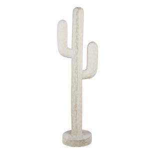 Statue cactus en acacia H130