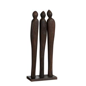 statue décorative Pegara Marron Bois de manguier H46