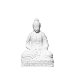 Statue jardin bouddha assis fibre de verre position chakra…