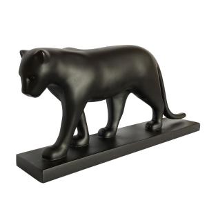 Statue panthère noire de François Pompon L28,5cm