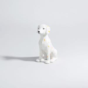 Statuette dalmatien en porcelaine multicolore H11
