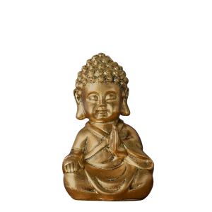 Statuette décoration à poser Bouddha baby zen en résine dor…