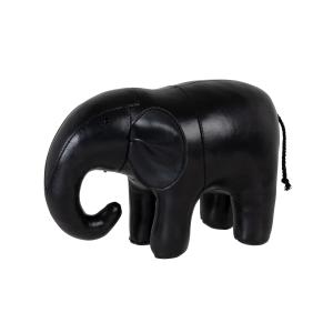 Statuette éléphant noir H13