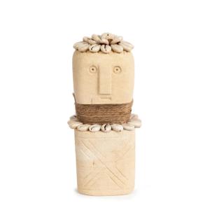 Statuette en grès naturel H20 cm