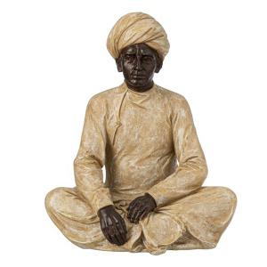 Statuette Homme Indien Assis