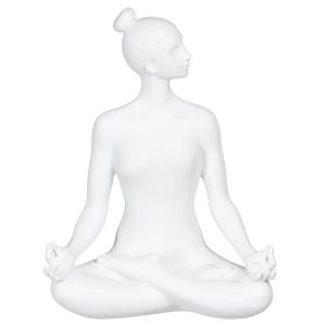 Statuette yogini en position du Lotus 23 cm