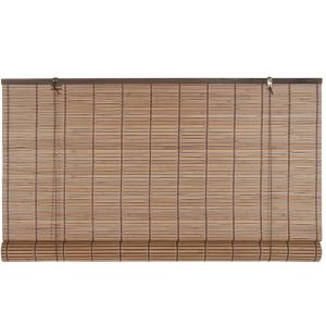 Store enrouleur intérieur en bambou foncé 120x2x230cm