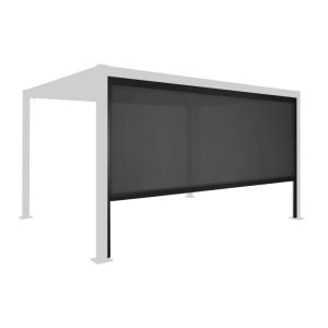 Store latéral 4m pour pergola bioclimatique palace noir