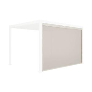 Store latéral 4m pour pergola bioclimatique triomphe beige