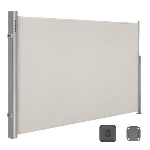 Store latéral aluminium rétractable 180 x 300 cm beige