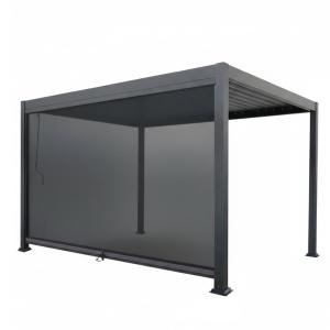 Store pour pergola bioclimatique 4m - Gris foncé