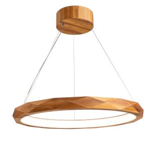 Supension LED,Placage de bois naturel, Aluminium plaqué nic…