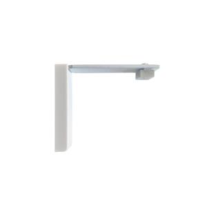 Support Mural Simple pour Tringle Rail L 80 mm