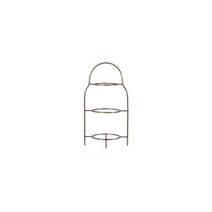 Support plat en acier inoxydable doré
