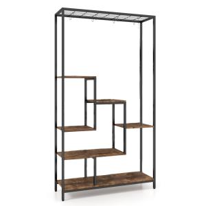 Support pour plante avec 6 étagères en bois et métal 100 x…