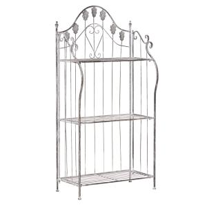 Support pour pot de fleurs d'extérieur métal 59 cm 30 cm gr…