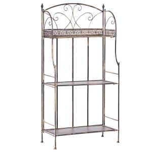 Support pour pot de fleurs d'extérieur métal 60 cm 30 cm no…