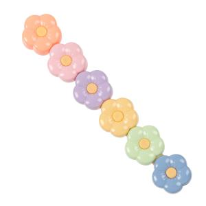 Surligneurs fleurs multicolores (x6)