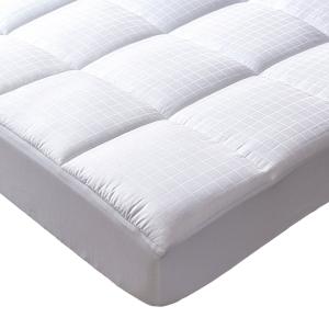 Surmatelas confort en coton blanc 140x190cm
