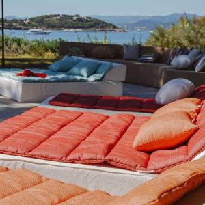 Surmatelas pour  bain de soleil 1 place - Rouge