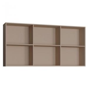 Surmeuble taupe mat 211 x 30 x 114 cm