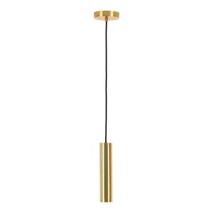 Suspension 1 lampe 6x6x28 cm en acier laiton - ALIK